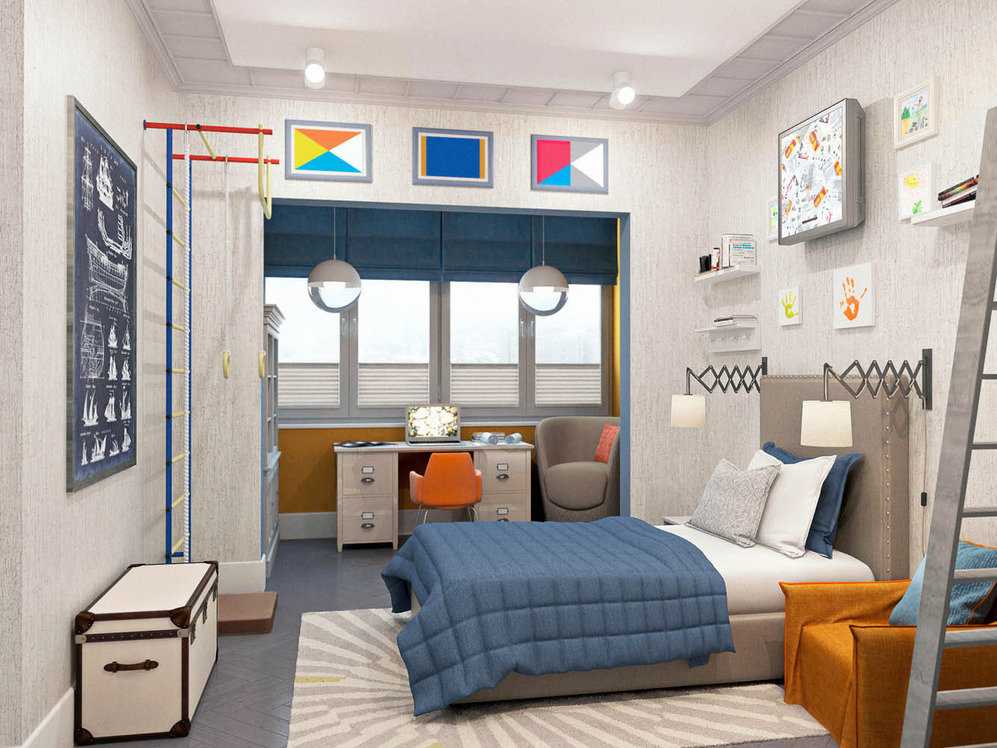 Детская комната для двух мальчиков: дизайна в реальных квартирах (50 фото)
