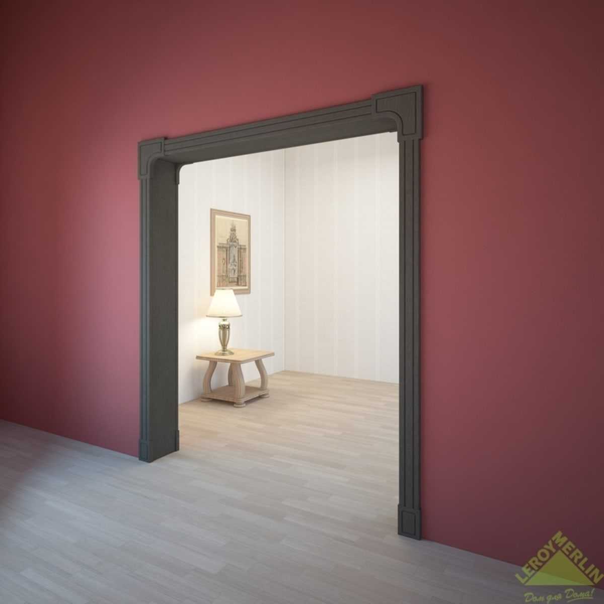 Оформление дверного проема без двери — примеры отделки на фото