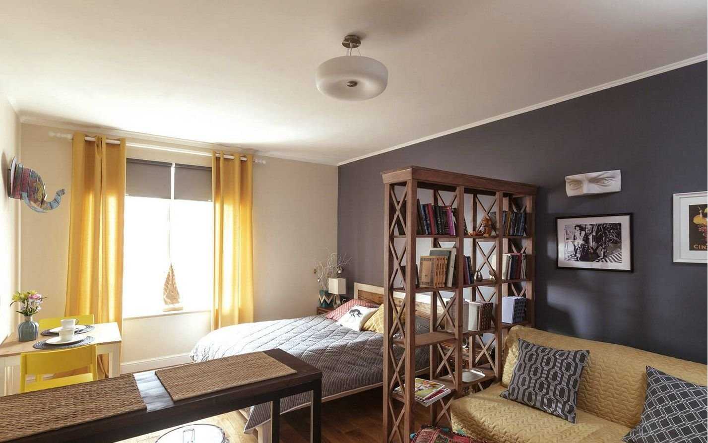 Дизайн спальни-гостиной - 90 фото интерьеров, спальня и гостиная в одной комнате