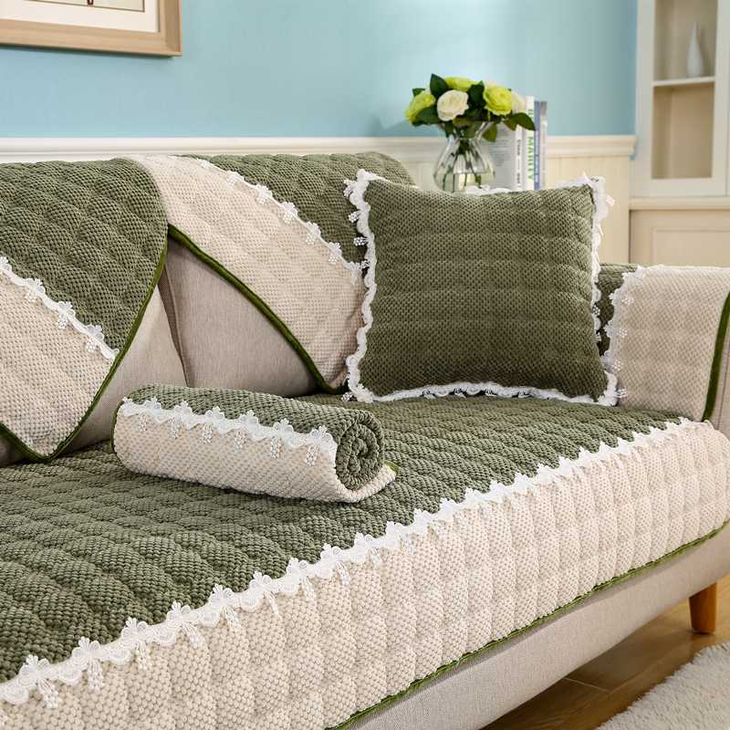 Чем покрыть угловой диван – накидка или покрывао из икеа