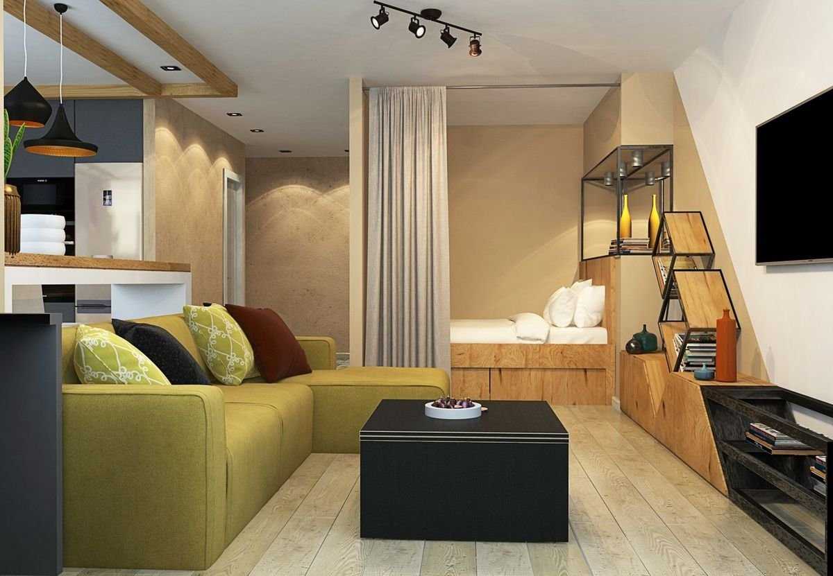 Советы по оформлению дизайна в однокомнатных квартирах интерьер и дизайн
