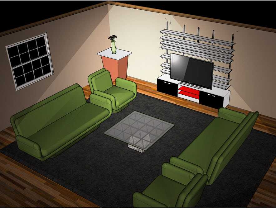Как расставить мебель в зале (гостиной)
