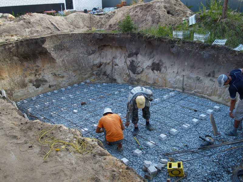 Как залить бассейн из бетона: рассматриваем вместе