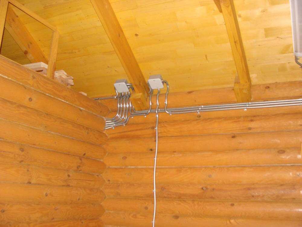 Проводка в деревянном доме своими руками: схема, разводка электрики, правила монтажа