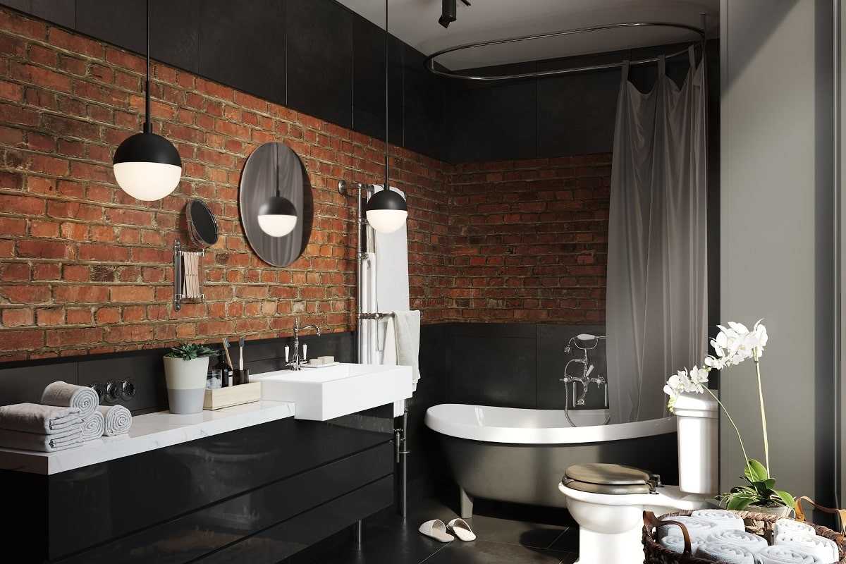 Ванная в стиле лофт: советы, идеи и лучшие идеи дизайна (70 фото) | дизайн и интерьер ванной комнаты