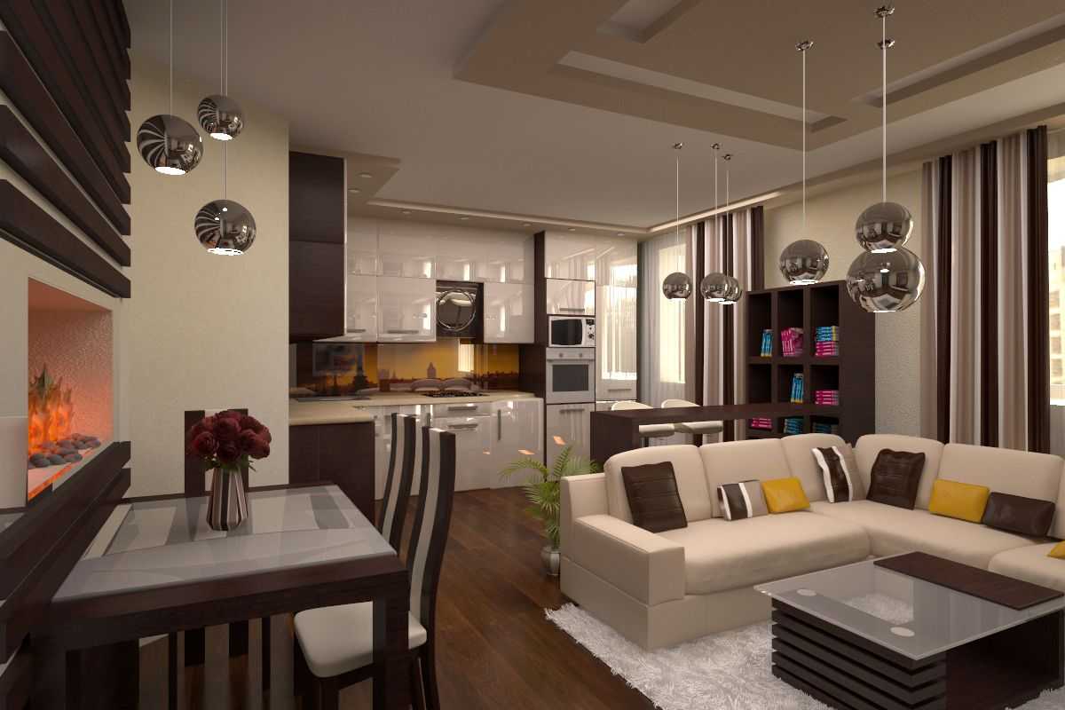 Дизайн кухни-гостиной в современном стиле (65 фото): красивые интерьеры, идеи ремонта и отделки