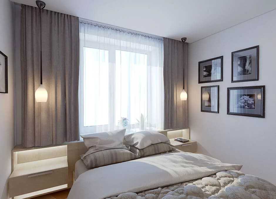 Спальня 8 кв. м. - 200 фото лучших идей планировки и новинок дизайна в разных стилях
