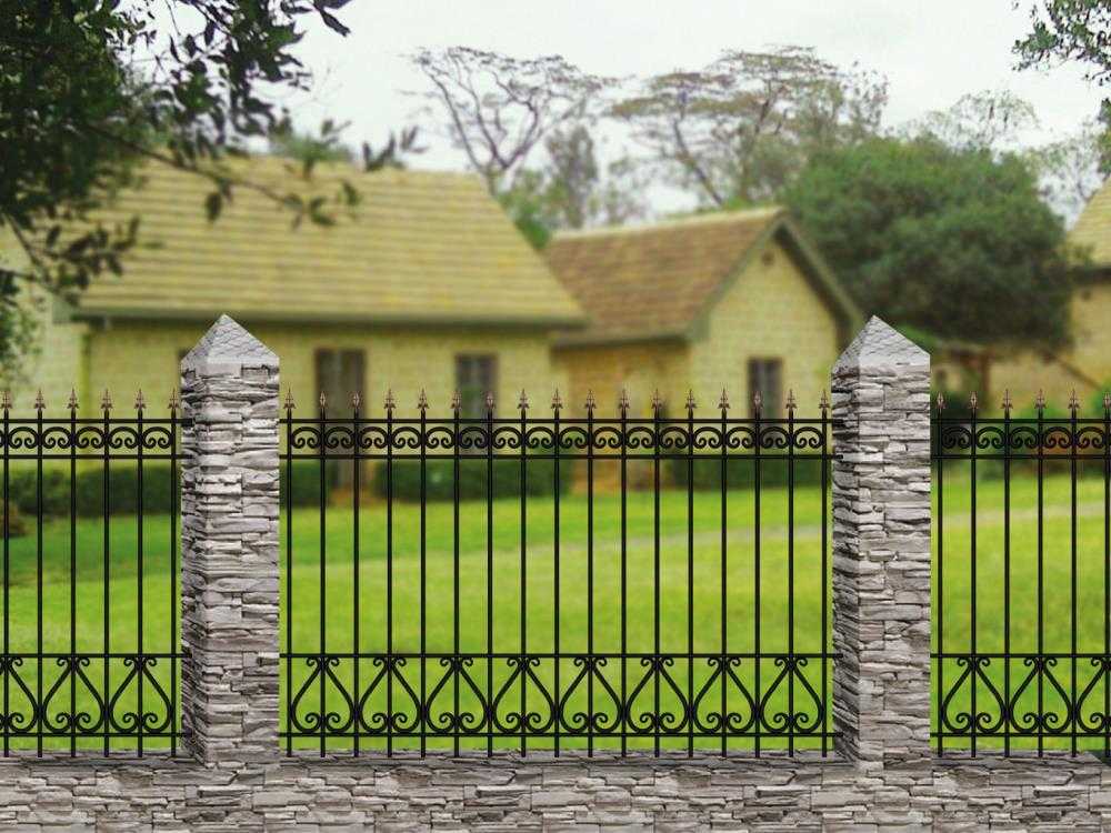 Забор для палисадника своими руками: фото, красивый кованый и металлический