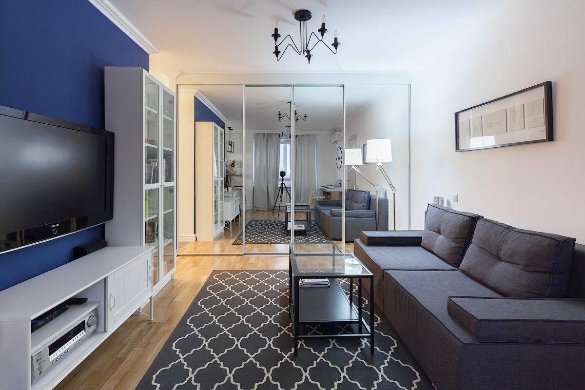 Квартира 44 кв. м.: 115 фото разнообразия дизайнерских решений двухкомнатной квартиры