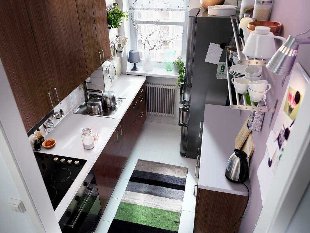 Кухня площадью 4 квадратных метра: особенности дизайна, полезные приёмы планировки, выбор стиля - 27 фото