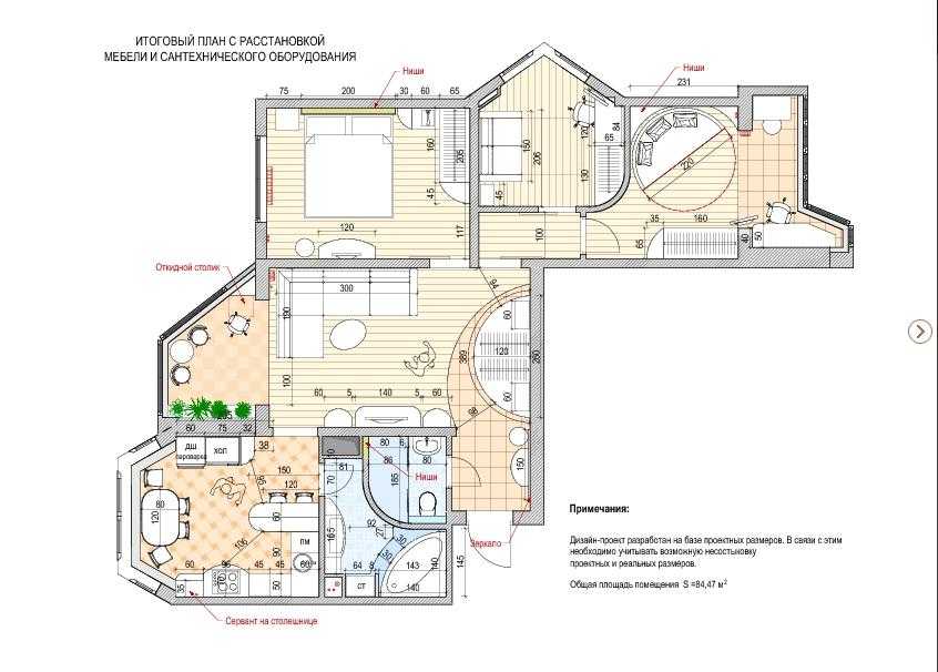 Планировка 3 комнатной квартиры (140 фото): новинки дизайна и удачного сочетанияварианты планировки и дизайна