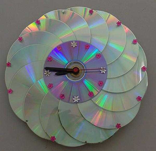 Поделки для дачи из компьютерных дисков своими руками