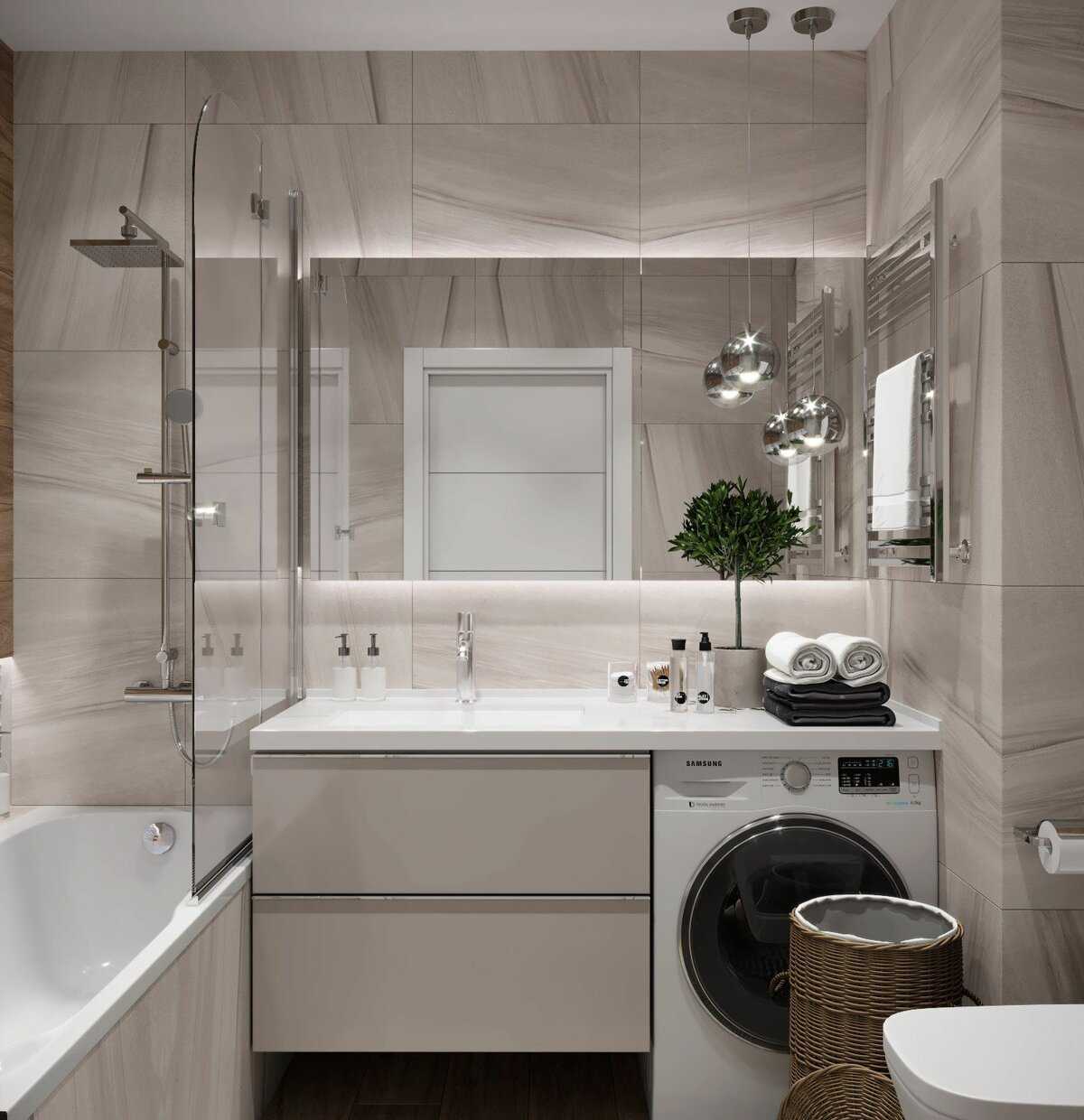 Дизайн ванной в современном стиле: особенности, фото в интерьере