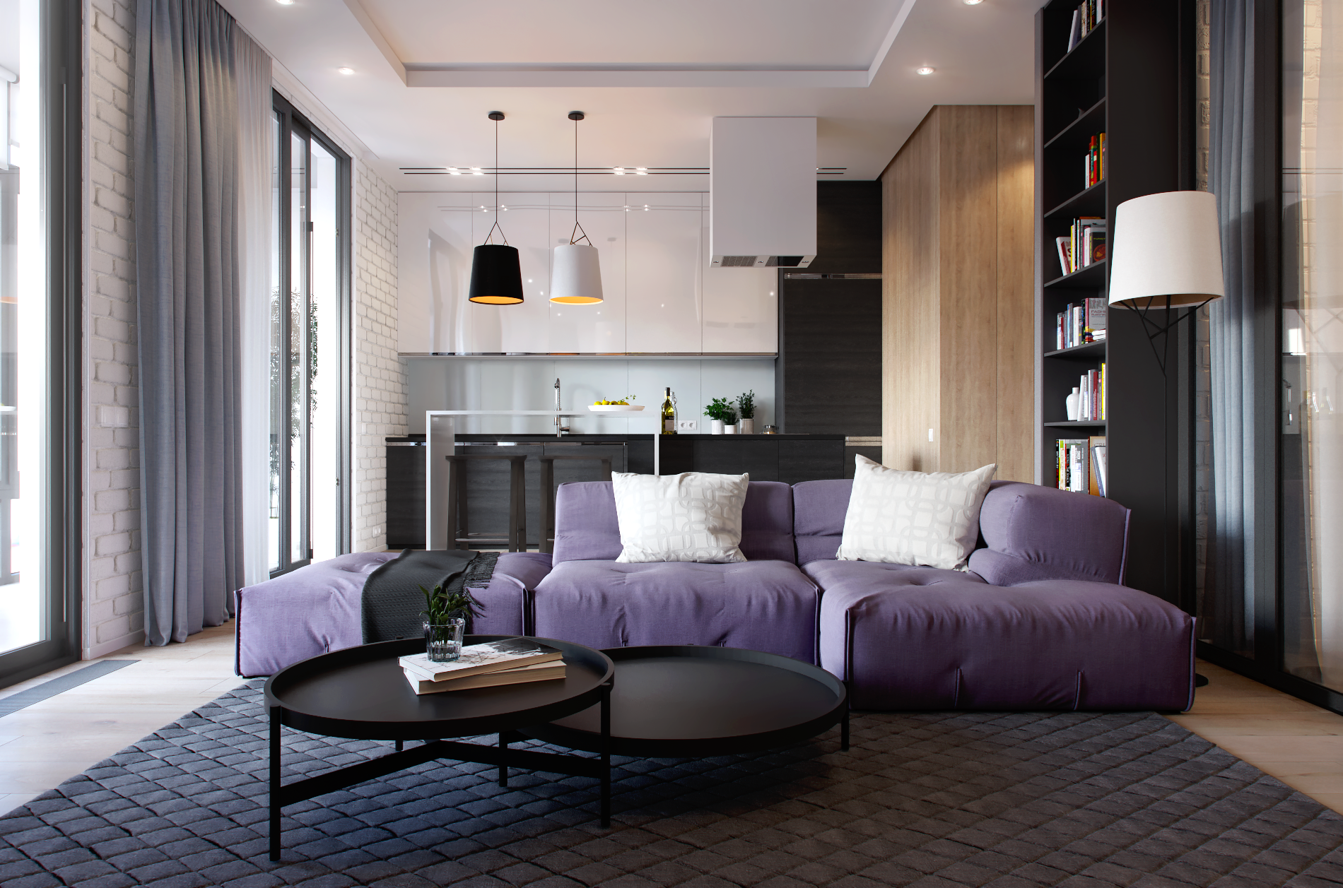 Расстановка мебели в гостиной: правила и варианты + 40 фото