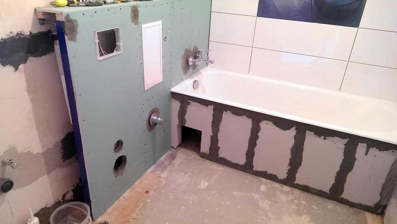 Ванная комната «под ключ»: этапы ремонта ванной комнаты