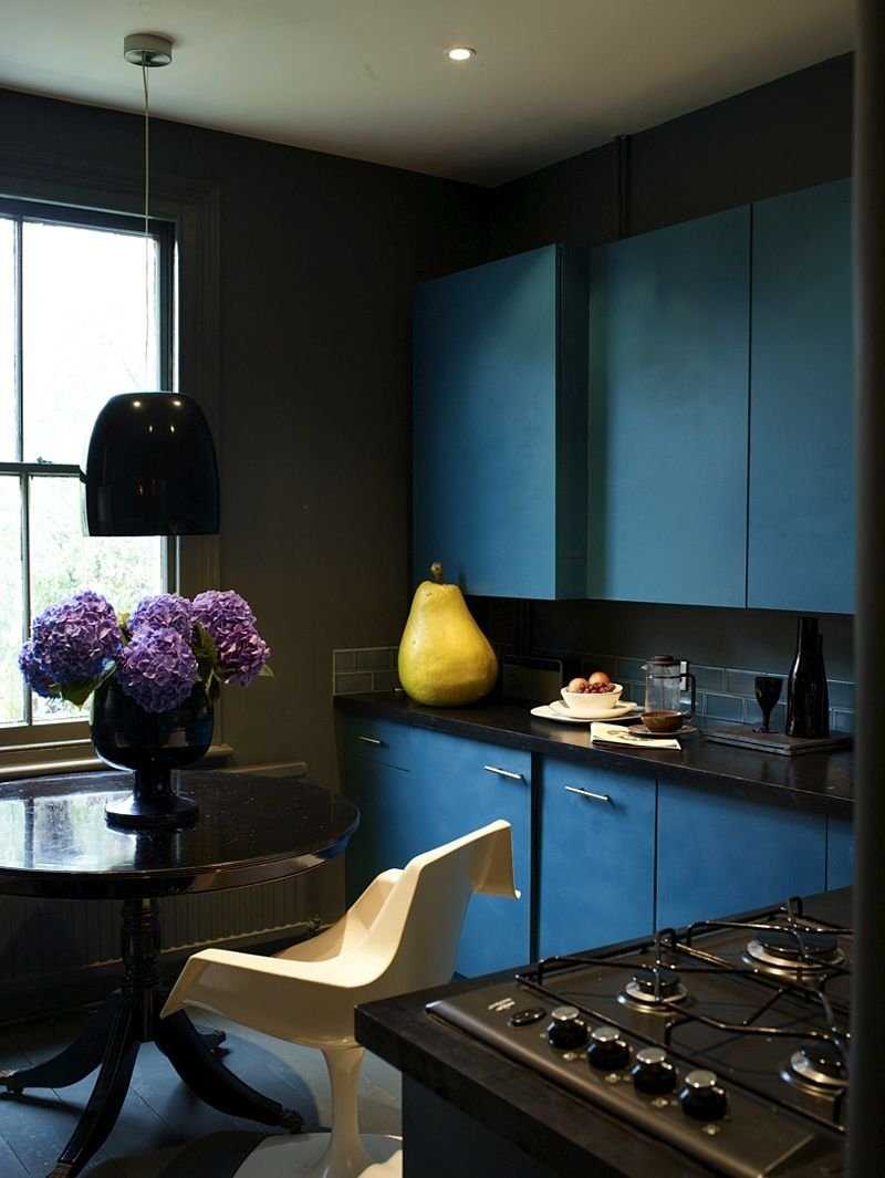 Кухня в фиолетовом, лиловом и сиреневом: сочетание цветов кухонного гарнитура
 - 28 фото