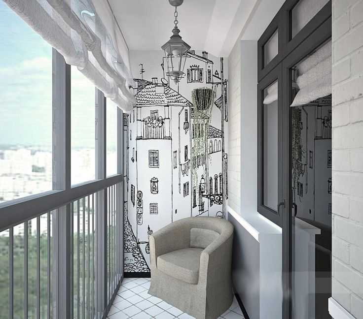Панорамный балкон - примеры идеального дизайна на 77 фото