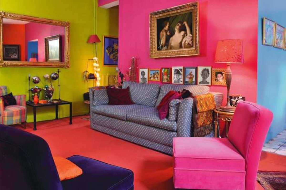 Цвет стен в гостиной со светлым полом, в теплых тонах
 - 33 фото