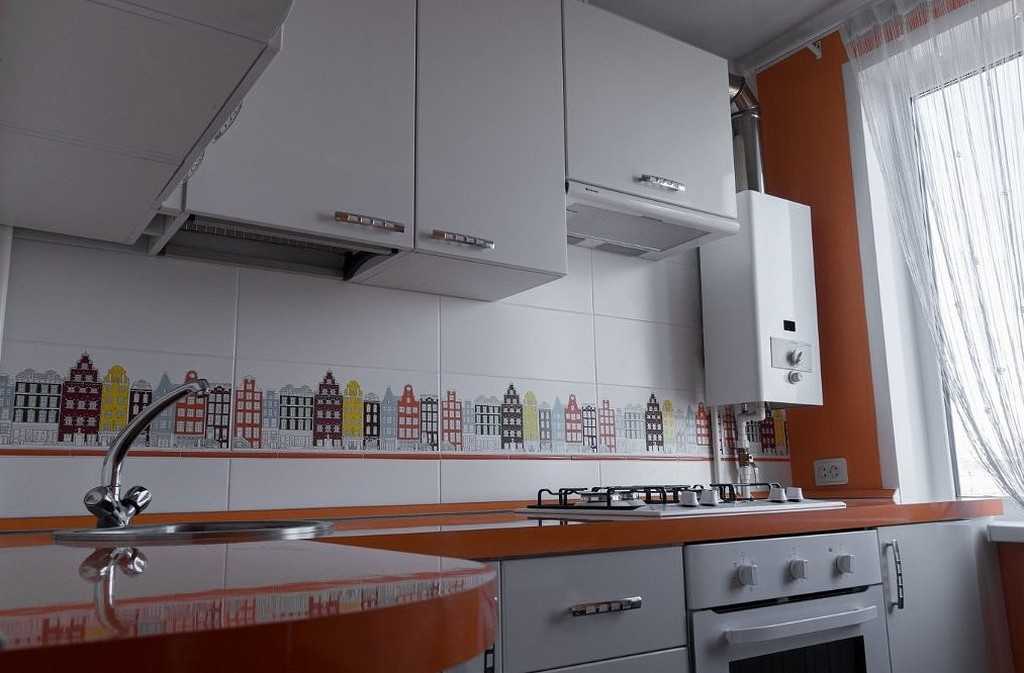 Кухни с газовым котлом: с газовой колонкой, с котлом отопления, дизайн, фото