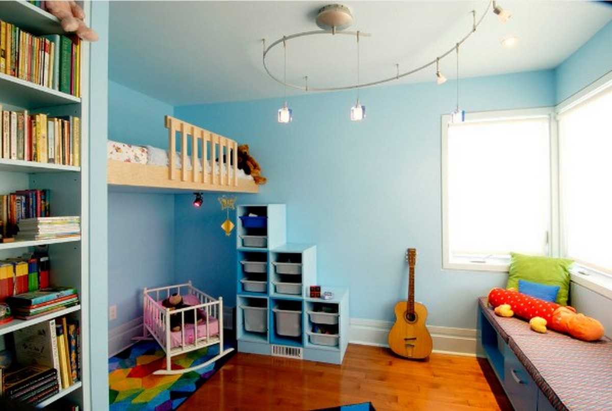 Правильное освещение детской комнаты | советы и рекомендации на фото